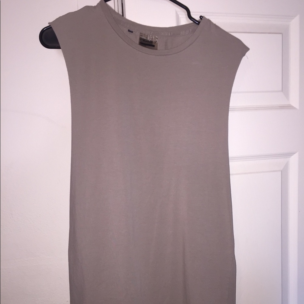 Gymshark Eaze tank men’s large color coffee